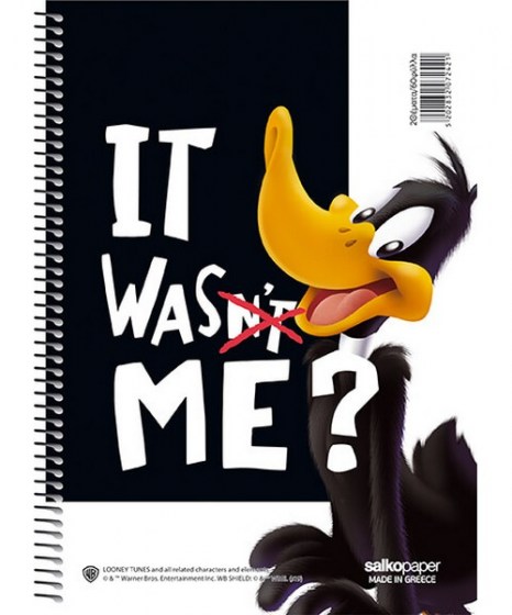 Τετράδιο Σπιράλ Salko Looney Tunes Furry 